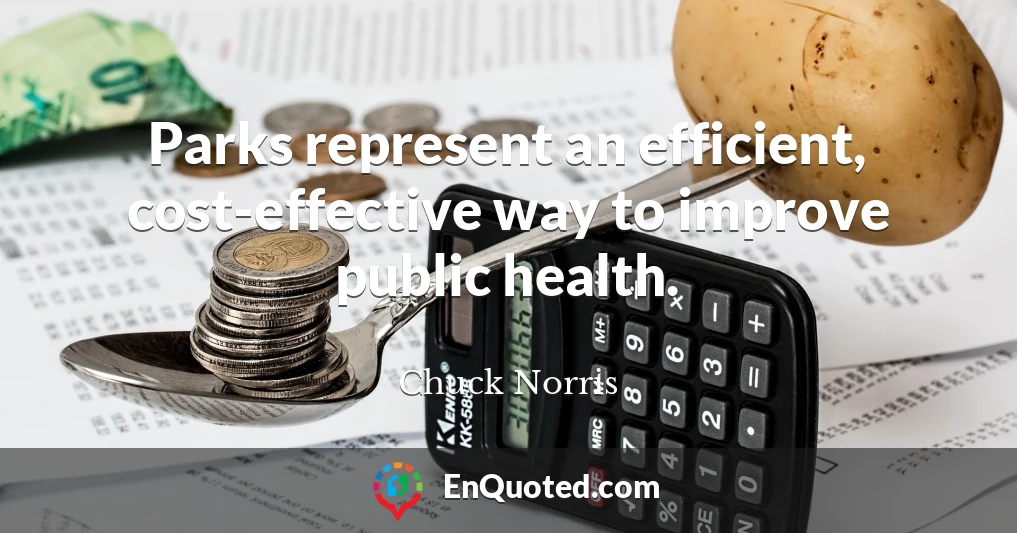 Parks represent an efficient, cost-effective way to improve public health.