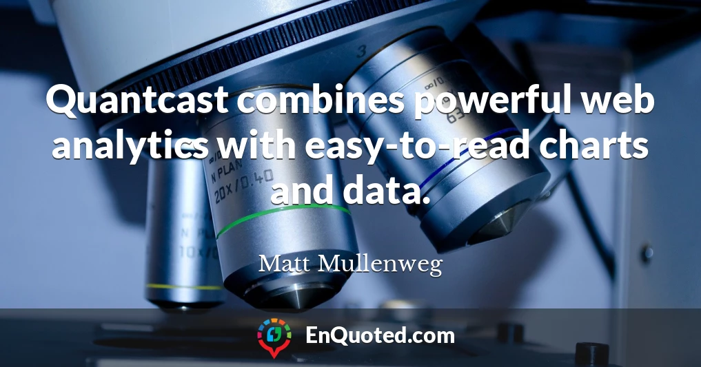 Quantcast combines powerful web analytics with easy-to-read charts and data.