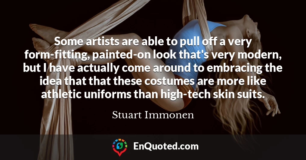 Some artists are able to pull off a very form-fitting, painted-on look that's very modern, but I have actually come around to embracing the idea that that these costumes are more like athletic uniforms than high-tech skin suits.