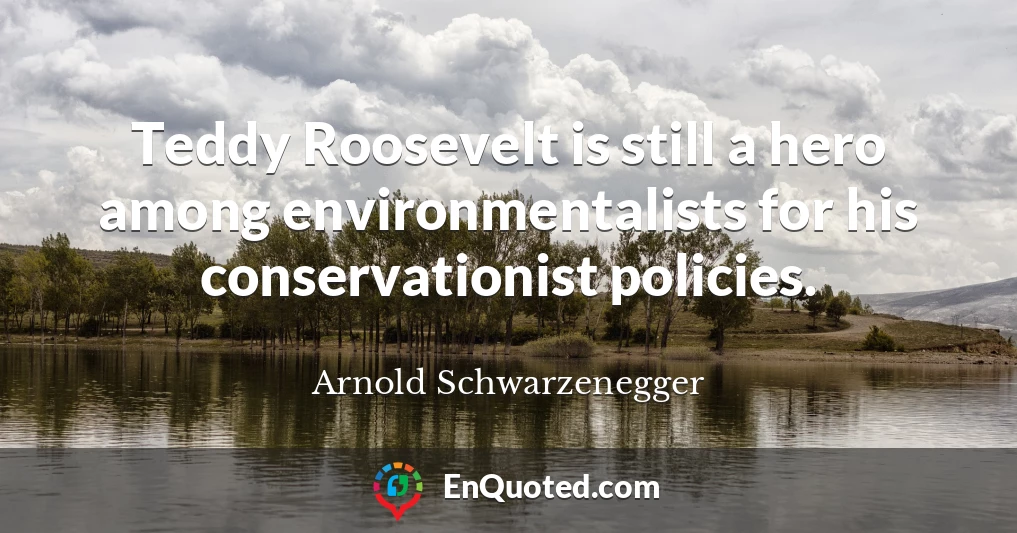 Teddy Roosevelt is still a hero among environmentalists for his conservationist policies.