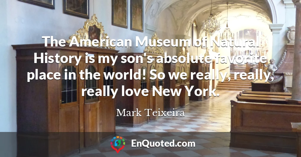 The American Museum of Natural History is my son's absolute favorite place in the world! So we really, really, really love New York.