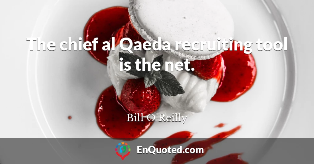 The chief al Qaeda recruiting tool is the net.