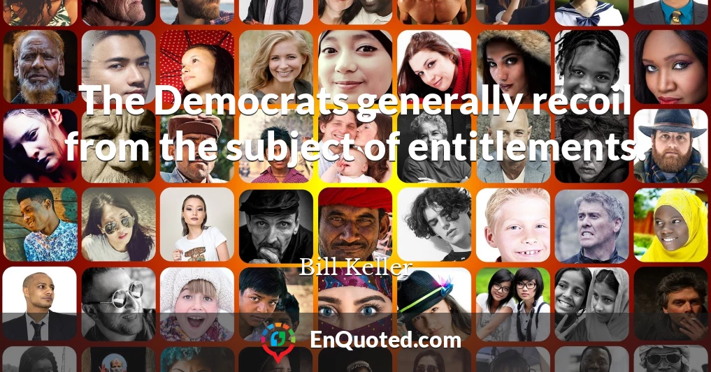 The Democrats generally recoil from the subject of entitlements.