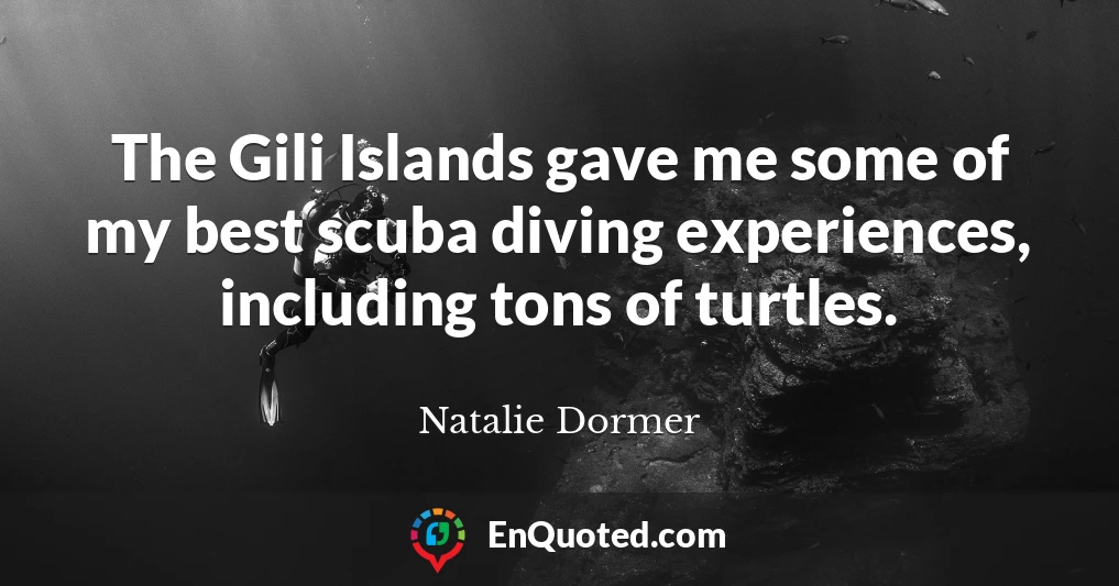 The Gili Islands gave me some of my best scuba diving experiences, including tons of turtles.