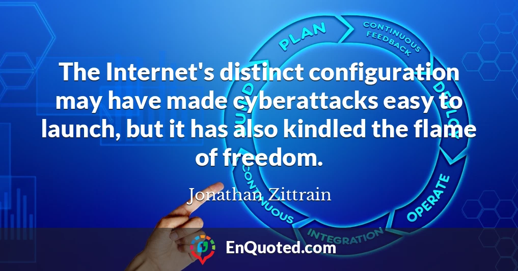 The Internet's distinct configuration may have made cyberattacks easy to launch, but it has also kindled the flame of freedom.