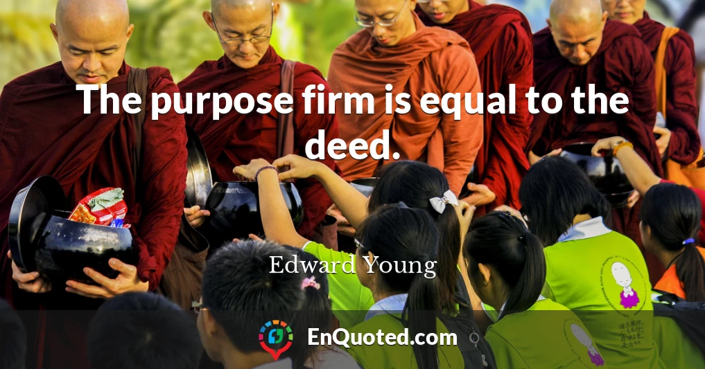 The purpose firm is equal to the deed.