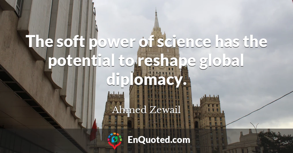 The soft power of science has the potential to reshape global diplomacy.