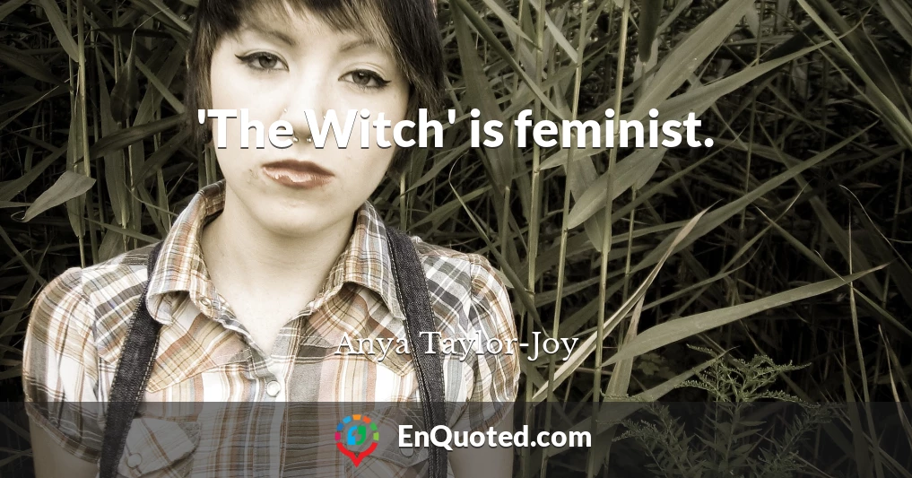 'The Witch' is feminist.