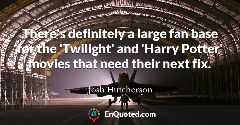There's definitely a large fan base for the 'Twilight' and 'Harry Potter' movies that need their next fix.