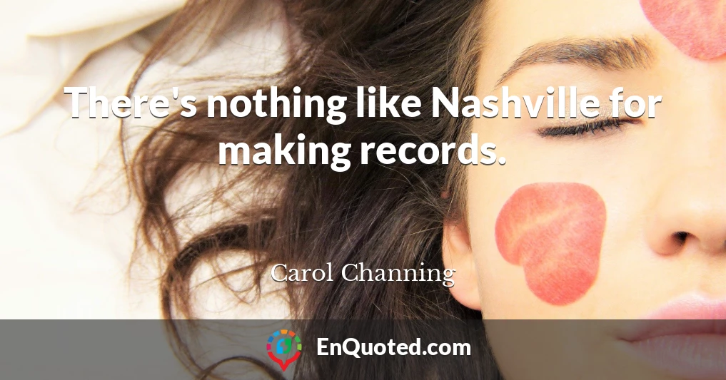 There's nothing like Nashville for making records.