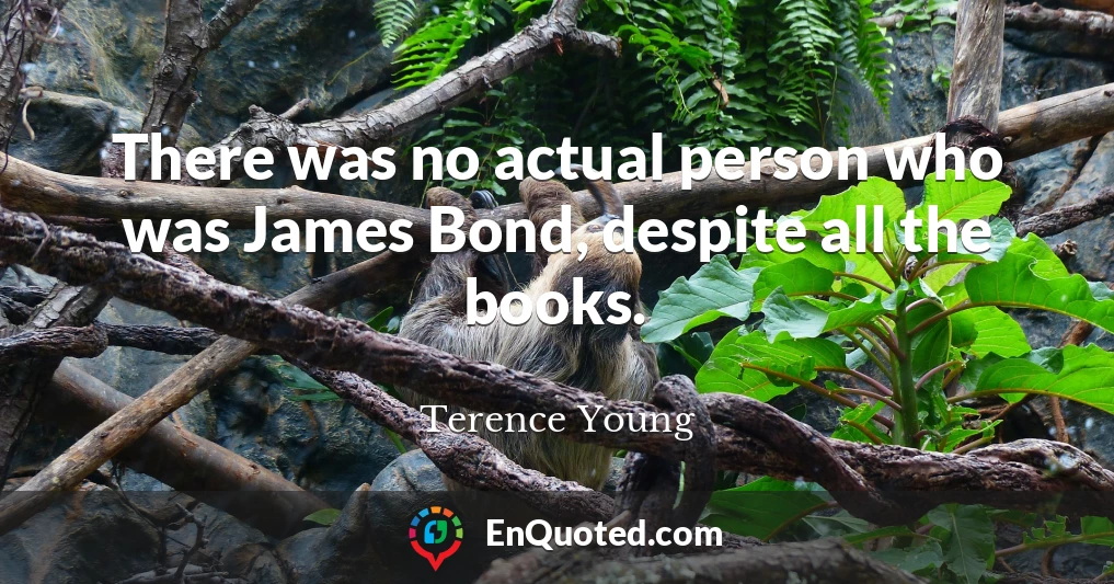 There was no actual person who was James Bond, despite all the books.