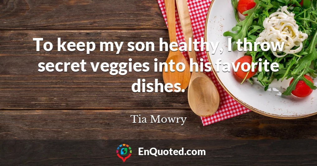 To keep my son healthy, I throw secret veggies into his favorite dishes.