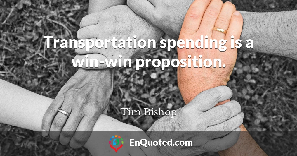Transportation spending is a win-win proposition.