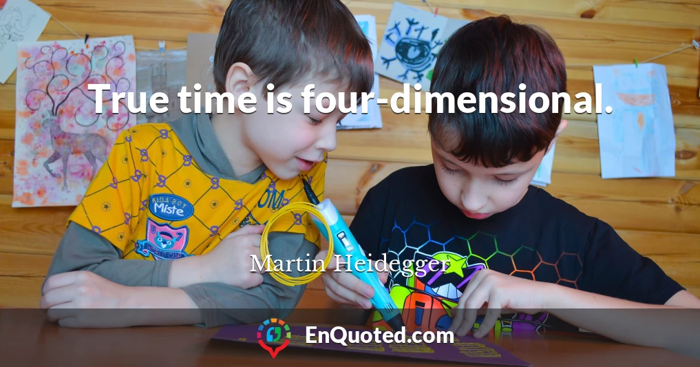 True time is four-dimensional.