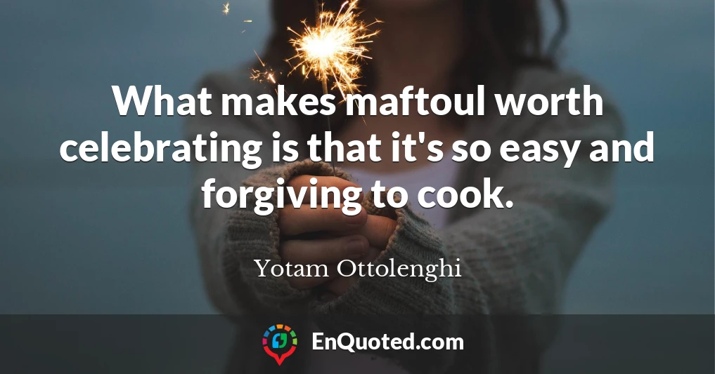 What makes maftoul worth celebrating is that it's so easy and forgiving to cook.