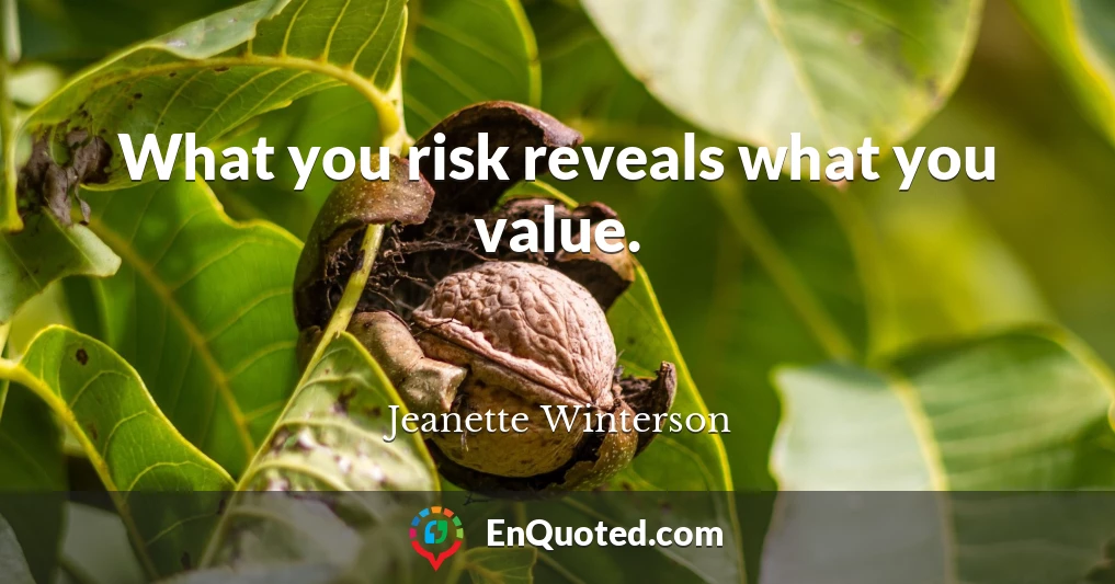 What you risk reveals what you value.
