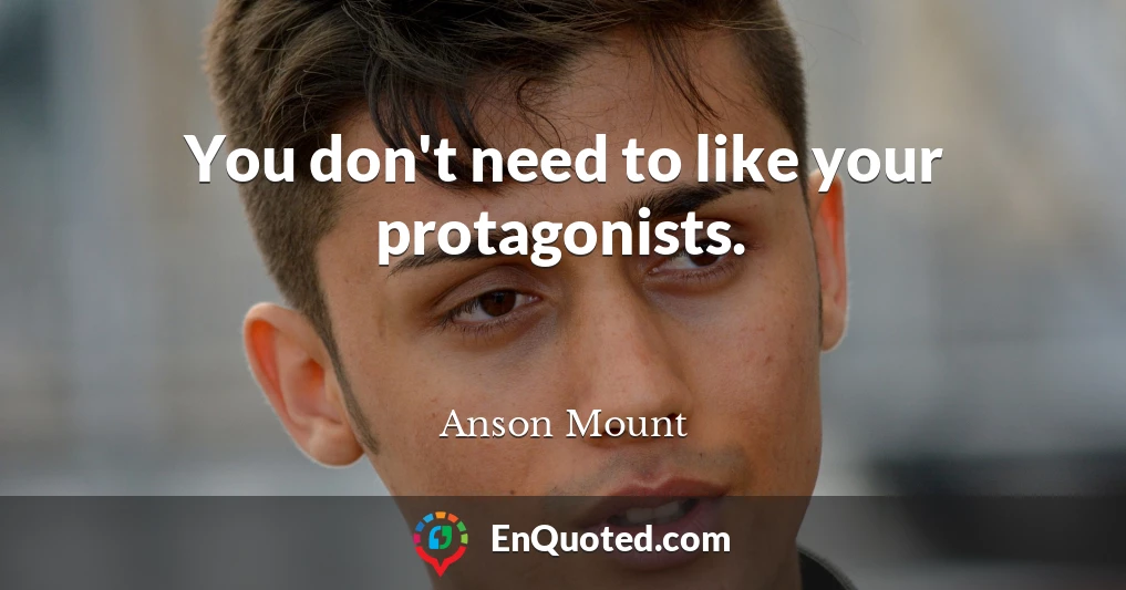 You don't need to like your protagonists.